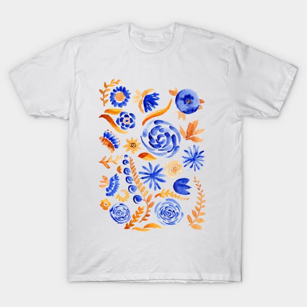 Flowers T-Shirt by Olga Berlet